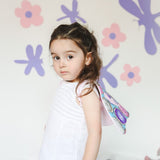 Alas de mariposa luna Cuarzo con cuerpo rosa