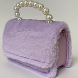 Bolso para Niñas de Peluche en color Lavanda