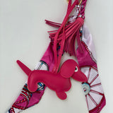 Bolso para niñas estilo Saddle color Rosa Palo