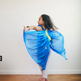 Alas de seda color "Celestial"