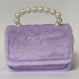 Bolso para Niñas de Peluche en color Lavanda