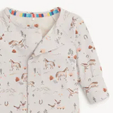 Pijama con pies convertibles y cierres magnéticos  "Born to run"