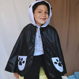 Capa impermeable de oso panda