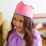 Corona de seda color "Blossom y lavanda"