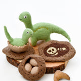 Las etapas de vida de un dinosaurio Brontosaurio