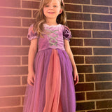 Vestido de princesa Rapunzel