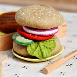 Hamburguesa de fieltro de lana