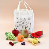 Bolsa de compras de algodón para juegos de simulación