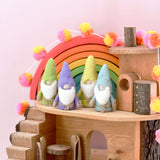 Peg doll de duende de lana