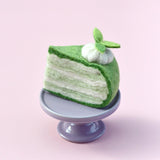 Rebanada de pastel de limón