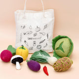 Bolsa de compras de algodón para juegos de simulación