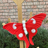 Alas de mariposa luna Naranjas de algodón con cuerpo blanco de terciopelo