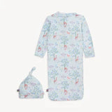 Set de Saquito y gorro para bebés con cierre magnético "Love you deerly"