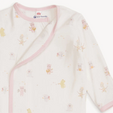 Set de Saquito y gorro para bebés con cierre magnético "Pink baby beats"