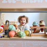 Helados con sabores intercambiables de Fieltro de lana