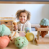 Helados con sabores intercambiables de Fieltro de lana