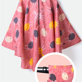 Impermeable para niños Rosa de Ajolote