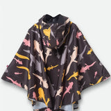 Impermeable para niñxs Negro de Ajolotes
