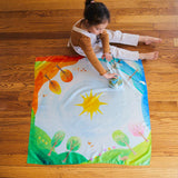 Mapa de juego de seda "Las estaciones del año"