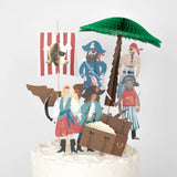 Cake Toppers Piratas y Palmeras