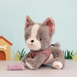 Perrito Dinkum "Gizmo Grey" de peluche