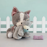 Perrito Dinkum "Gizmo Grey" de peluche