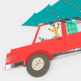 Servilletas Driving Reindeer