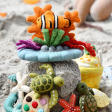 Juguete de coral de arrecife con pez payaso