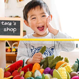 Set de frutas y vegetales (set B, 11 piezas)