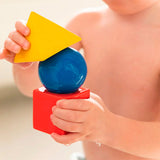 3 Figuras Geométricas Basic Colors Bloques Apilables Bebé