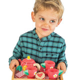 Juego de té dulce flor