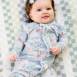 Pijama con pies convertibles y cierres magnéticos  "Love you deerly"