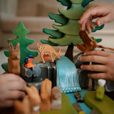 Set de familia de venados