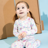 Pijama con pies convertibles y cierres magnéticos  "Tail of magic"