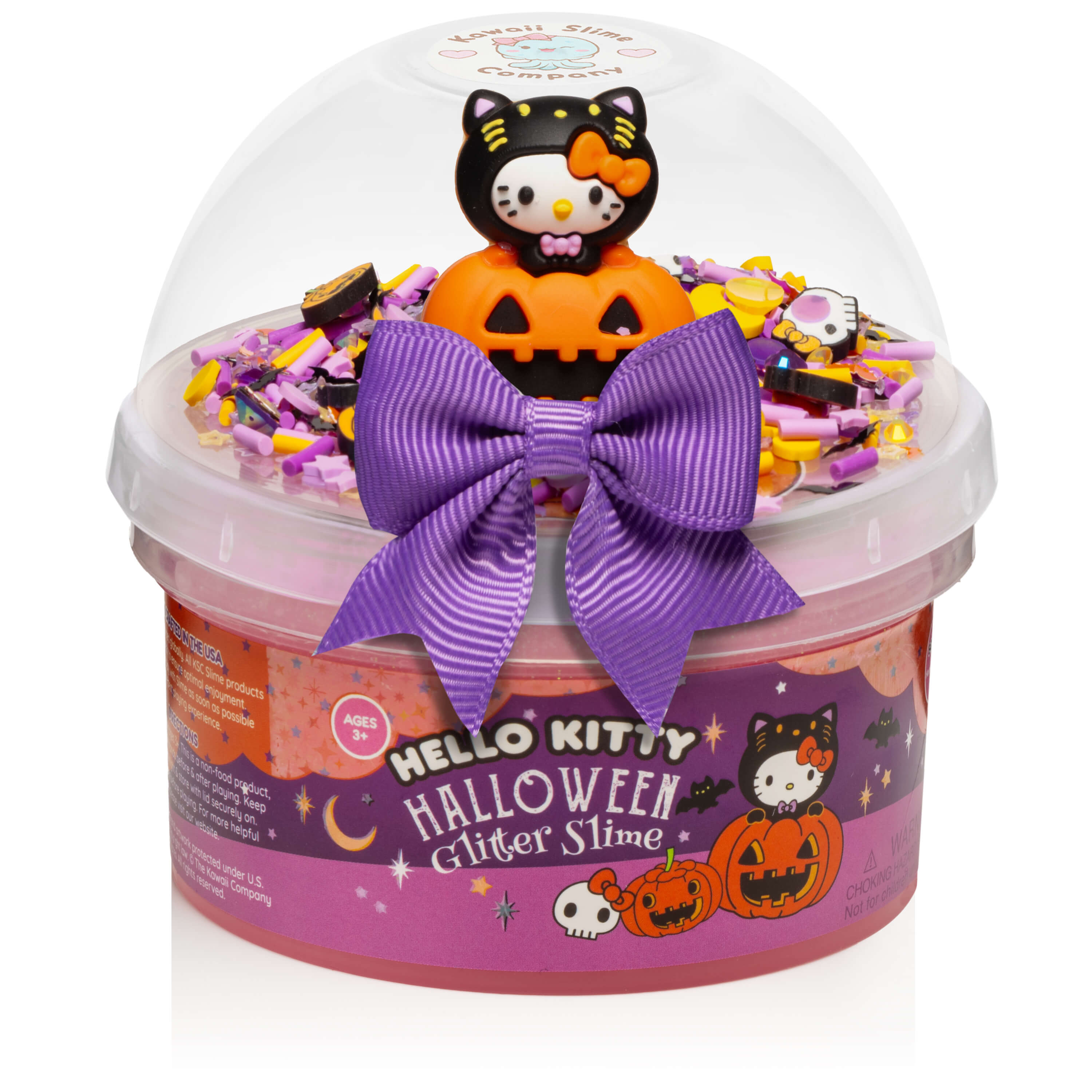Hello Kitty Halloween Glitter Signature Dome Slime