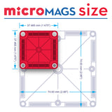MAGNA-TILES microMags Combo Set 70 Pzas