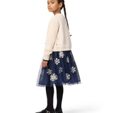 Glitter Rib Tights Navy blaze