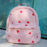 Backpack Red Hearts Soft
