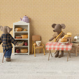 Brown checked shirt and pants, Dad mouse