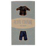 Brown checked shirt and pants, Dad mouse