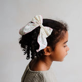Cherry print bow