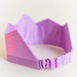 Corona de seda color "Blossom y lavanda"