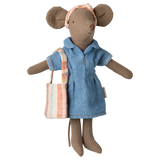 Denim dress and bag, Mum mouse