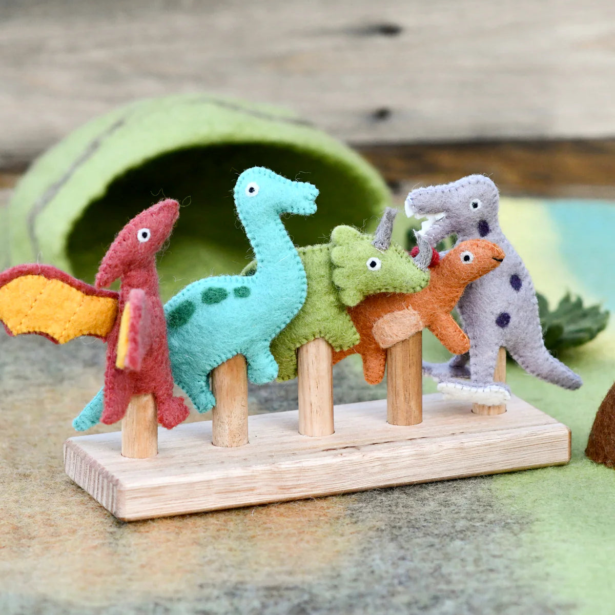 Titeres de dedos Dinosaurios