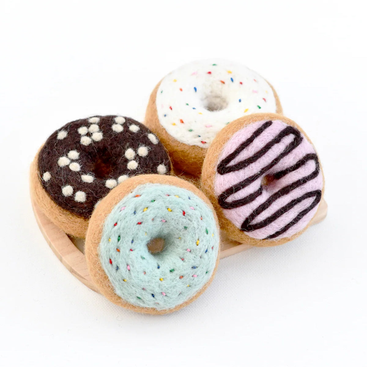Donas de fieltro de lana (set de 4)