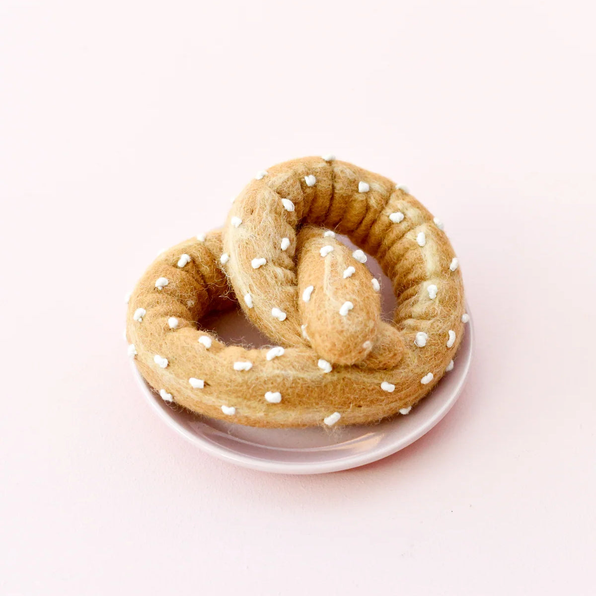 Pretzel suave de fieltro de lana - foto 2