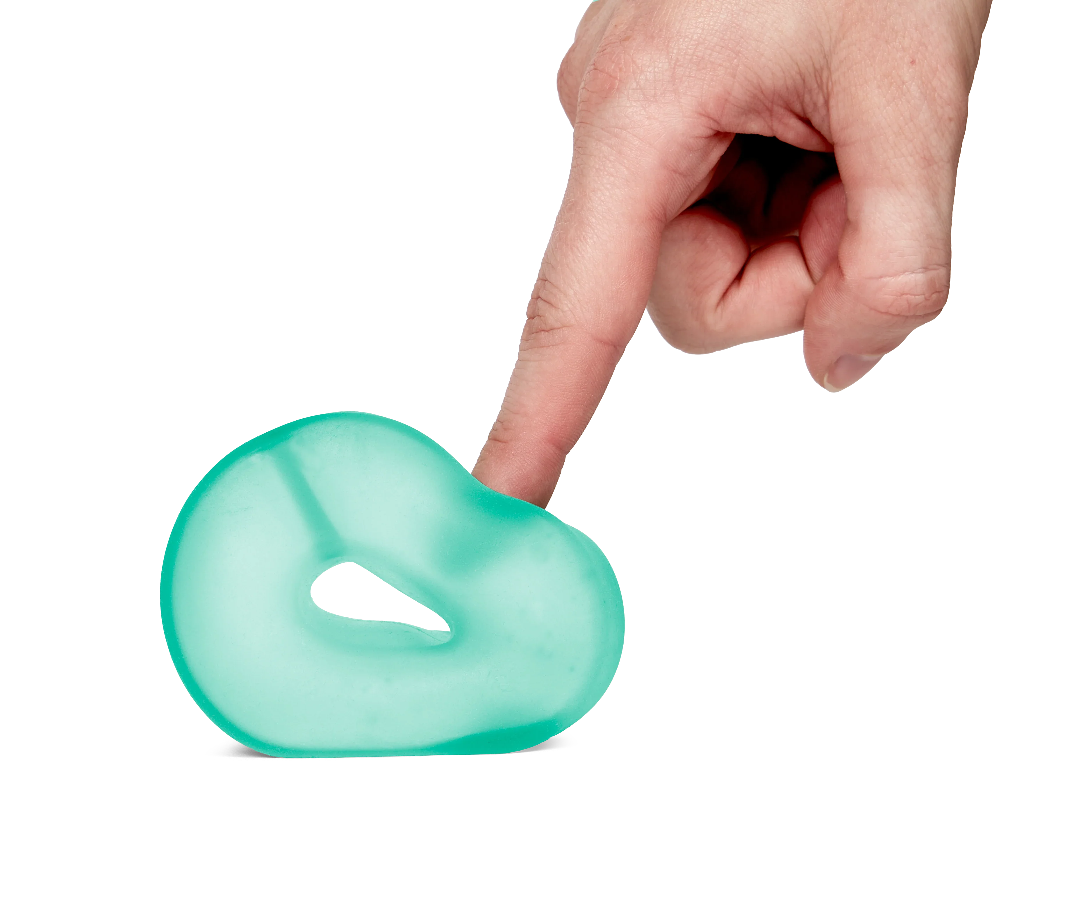 Speks Gump Loop Sea Glass en mano