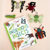 Insectos ingeniosos: títeres de dedo y libro