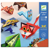 Kit de manualidades de papel para hacer origami de animales saltando