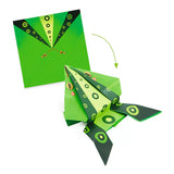 Kit de manualidades de papel para hacer origami de animales saltando